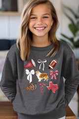 UL180B-E3079Z Texas Football Kids Graphic Sweatshirt $20
