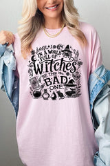 5000-E3139 In a World of Witches Graphic Heavy Cotton Tee $9