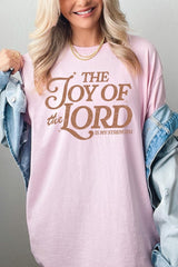 5000-E3179 Joy of the Lord Graphic Heavy Cotton Tee $9