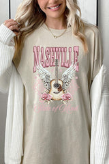 5000-E3157 Nashville Rose Graphic Heavy Cotton Tee $9