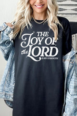 5000-E3179 Joy of the Lord Graphic Heavy Cotton Tee $9