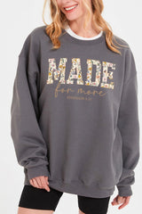 UL180P-E3068 Made for More Faith Graphic Plus Sweatshirt $25