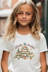 US3001Y-E3185Z Howdy Christmas Kids Graphic Tee $11