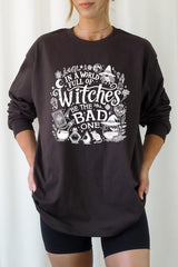UL240P-E3139 In a World of Witches Graphic Plus Long Sleeve Tee $17