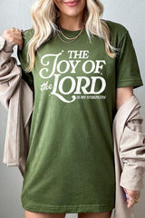 US3001-E3179 Joy of the Lord Graphic Tee $12.5