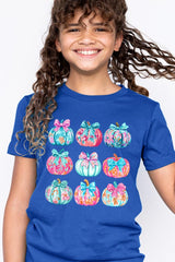 US3001Y-E3137Z Coquette Pumpkin Kids Graphic Tee $11