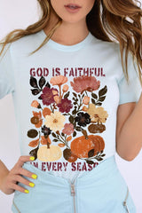 US3001-E3171 Faithful In Every Season Graphic Tee $12.5