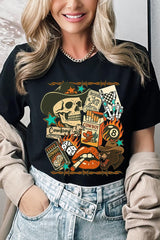 US3001-E3096 Vintage Western Collage Graphic Tee $12.5