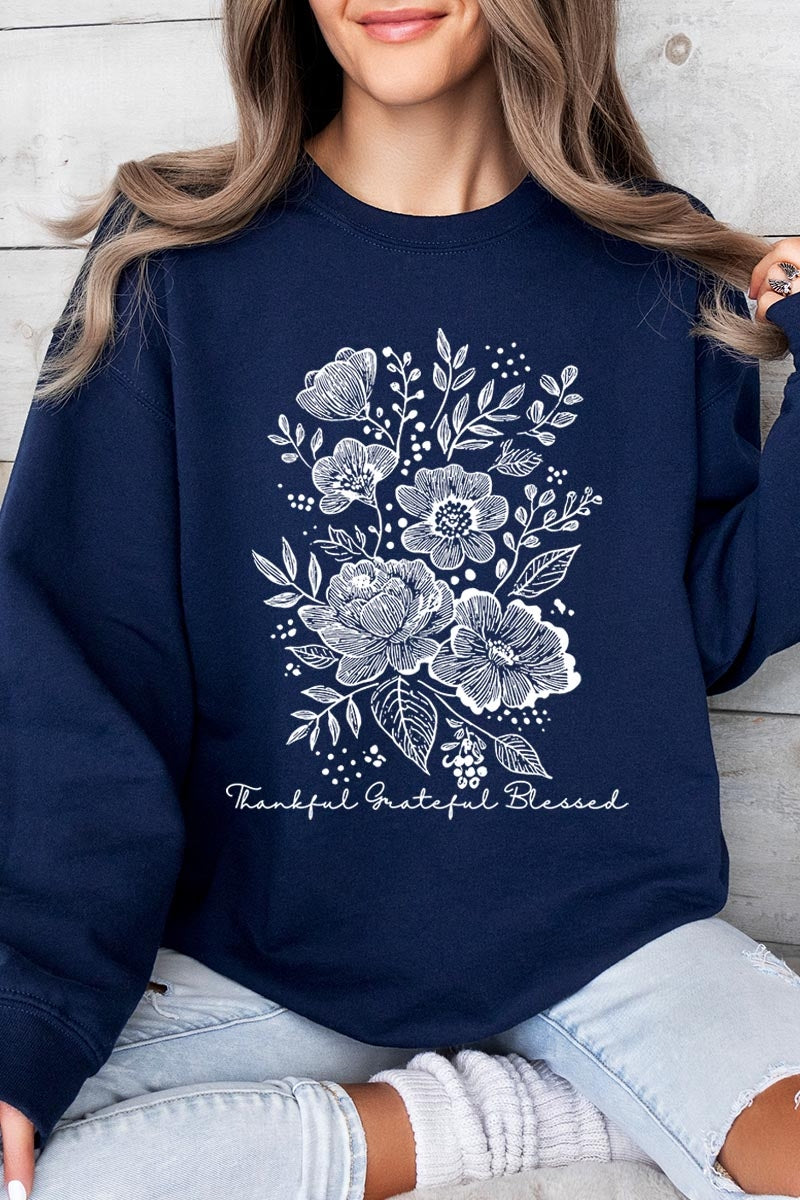 UL180P-E3155 Neutral Thanksgiving Graphic Plus Sweatshirt $25