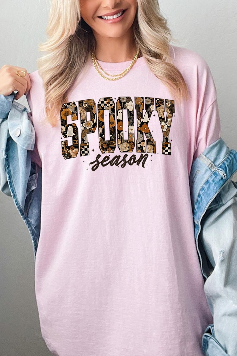 5000P-E3105 Spooky Halloween Graphic Plus Heavy Cotton Tee $12.75