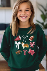 UL180B-E3079Z Texas Football Kids Graphic Sweatshirt $20