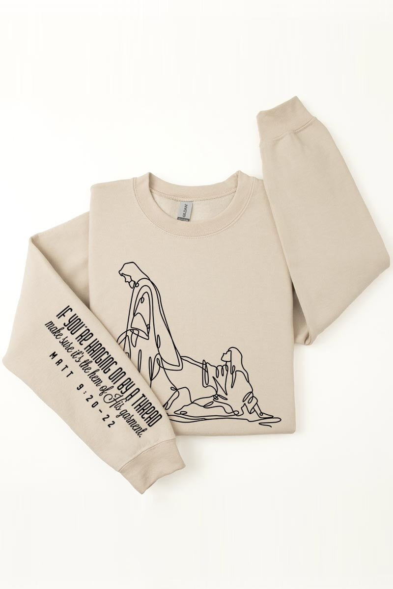 UL180P-E3075FS If Youu2019re Hanging On Graphic Plus Sweatshirt $27