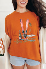 5000P-E3187 Apres Ski Club Graphic Plus Heavy Cotton Tee $12.75