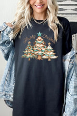 5000-E3185 Howdy Christmas Graphic Heavy Cotton Tee $9