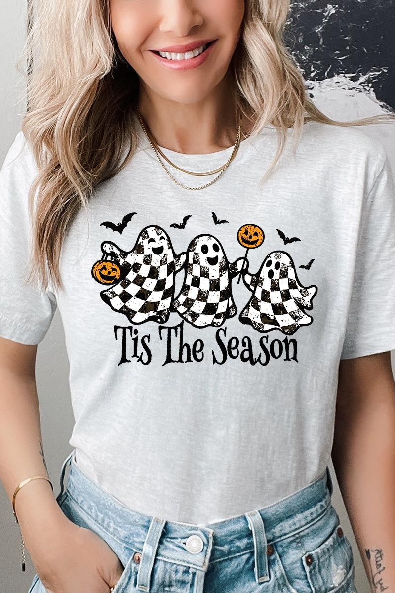 US3001-E3124 Retro Ghosts Graphic Tee $12.5