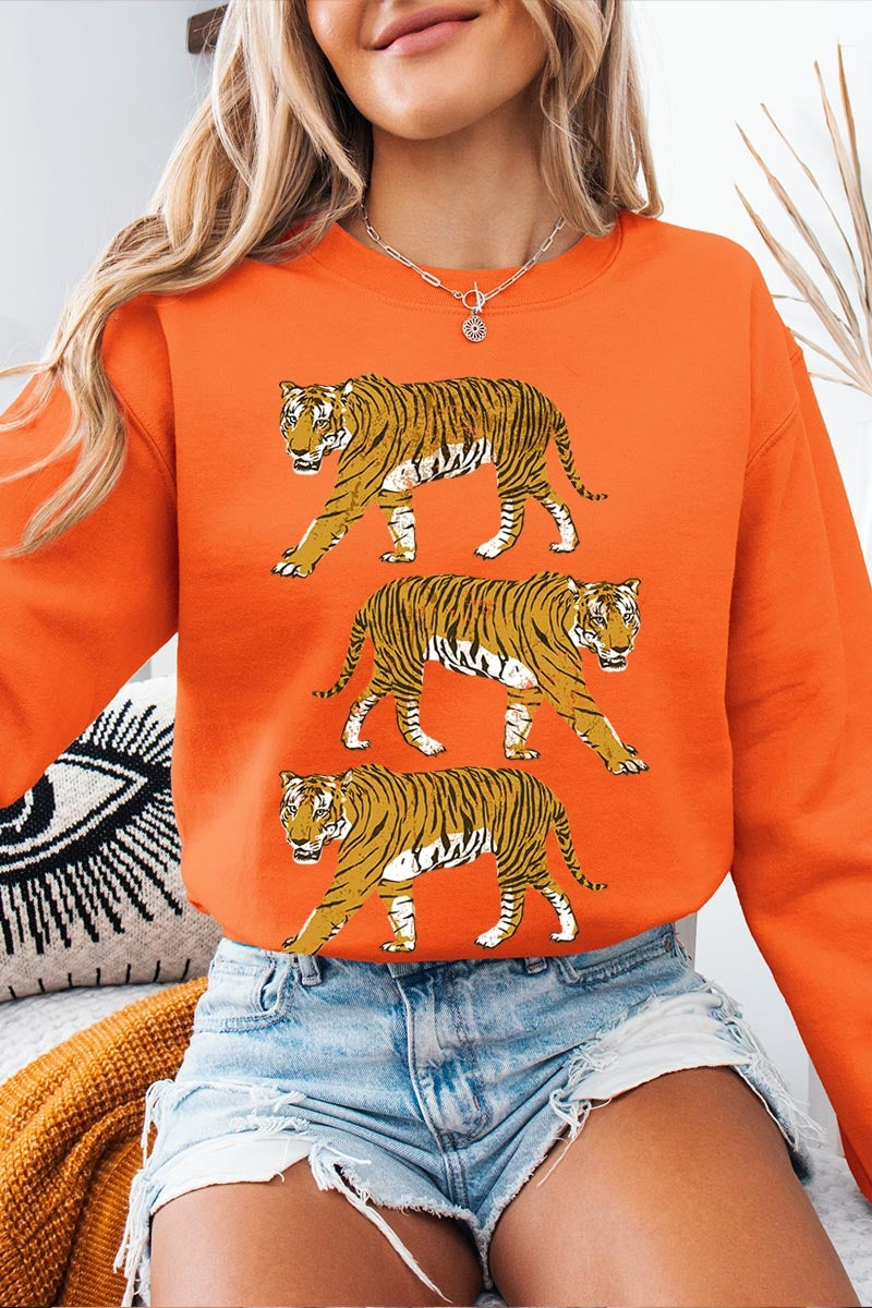 UL180-E3104 Retro Tigers Graphic Sweatshirt $20
