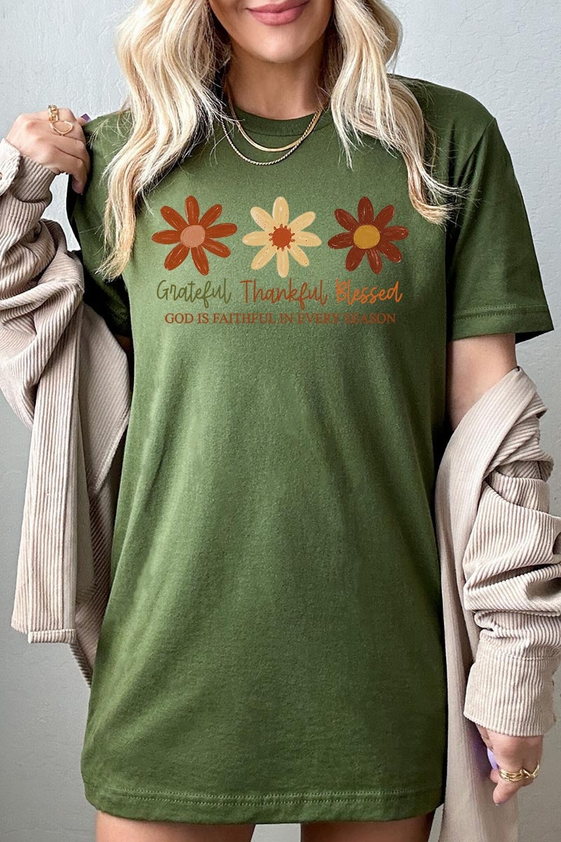US3001P-E3165 Boho Fall Christian Graphic Plus Tee $16
