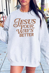 UL180P-E3114 Christian Graphic Plus Sweatshirt $25