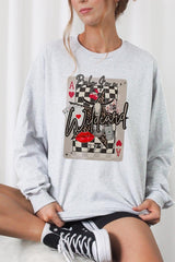 UL240P-E3099 Retro Wildcard Graphic Plus Long Sleeve Tee $17
