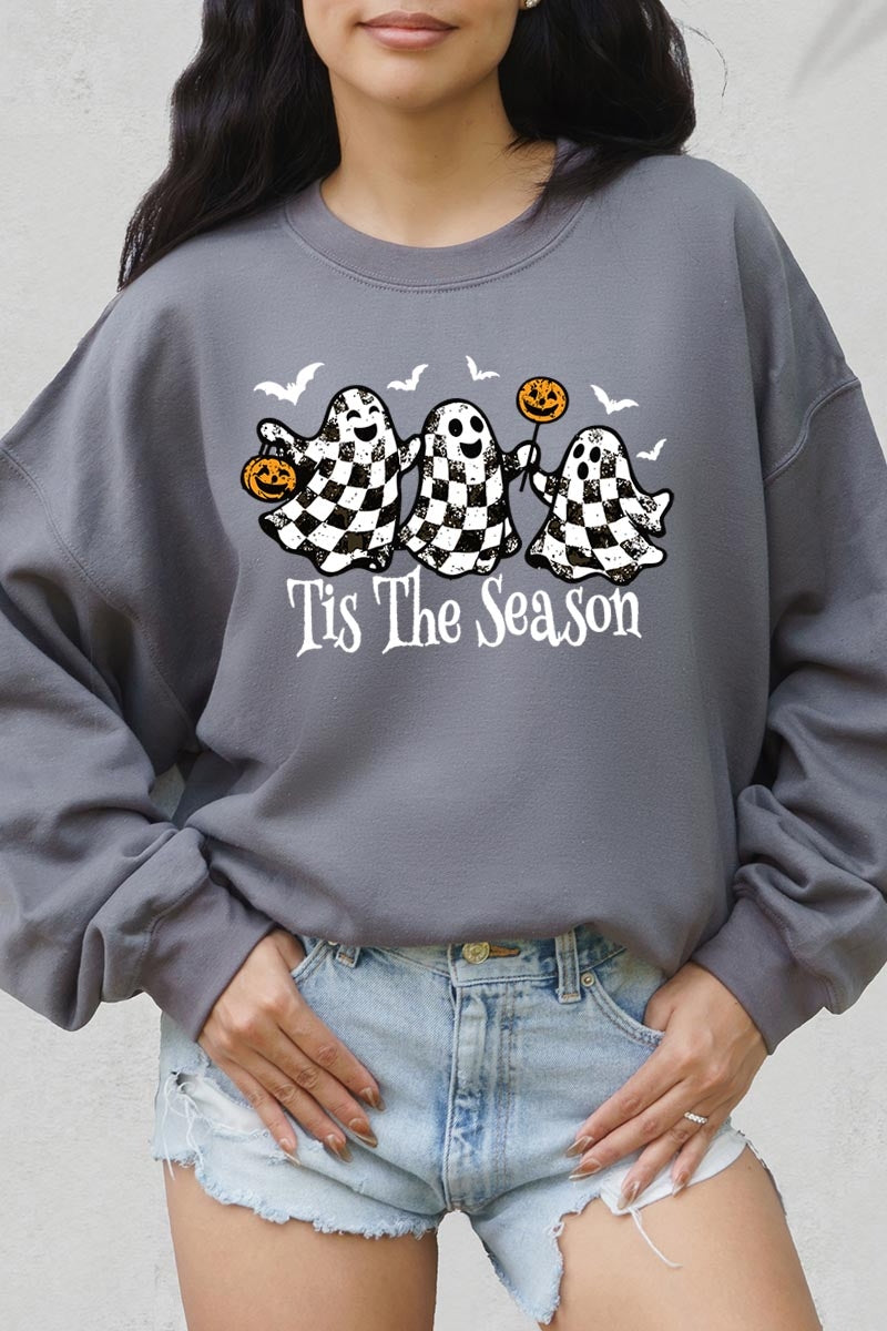 UL180-E3124 Retro Ghosts Graphic Sweatshirt $20