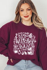 UL180-E3139 In a World of Witches Graphic Sweatshirt $20