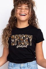 US3001Y-E3105Z Spooky Season Halloween Kids Graphic Tee $11