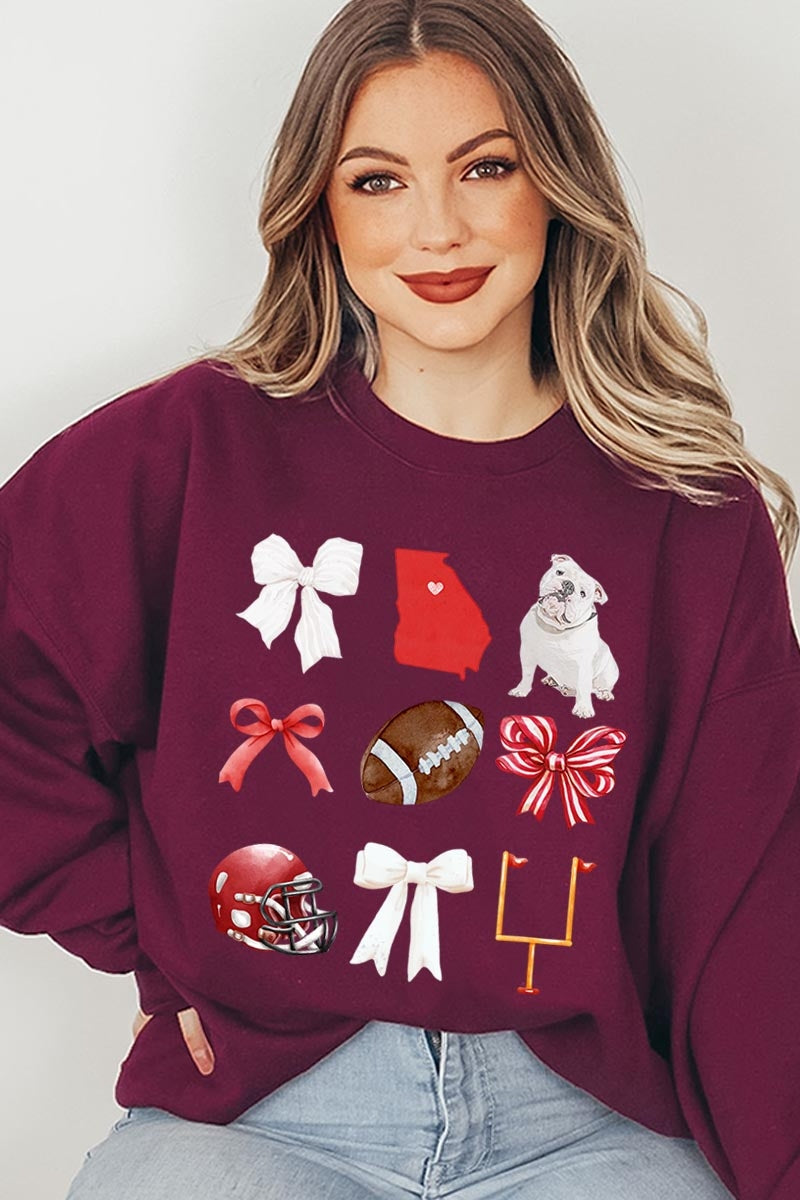UL180-E3080 Georgia Football Graphic Sweatshirt $20