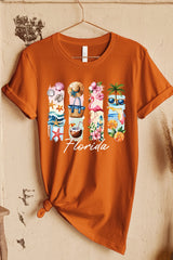 US3001P-E3061FL Florida State Brushstroke Graphic Plus Tee $16