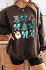 UL180P-E3180 Western Christmas Graphic Plus Sweatshirt $25