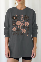 UL240P-E3178 Fall Floral Garden Graphic Plus Long Sleeve Tee $17