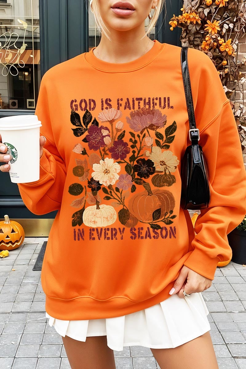 UL180-E3171 Faithful In Every Season Graphic Sweatshirt $20