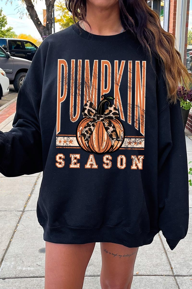 UL180P-E3145 Pumpkin Season Graphic Plus Sweatshirt $25