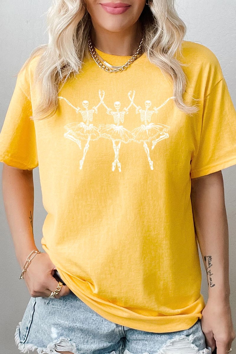 5000P-E3156 Halloween Ballerina Graphic Plus Heavy Cotton Tee $12.75