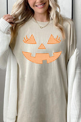 5000-E3148 Cute Pumpkin Halloween Graphic Heavy Cotton Tee $9