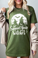 US3001-E3161 Local Witches Halloween Graphic Tee $12.5