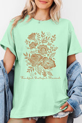 5000-E3155 Neutral Thanksgiving Graphic Heavy Cotton Tee $9