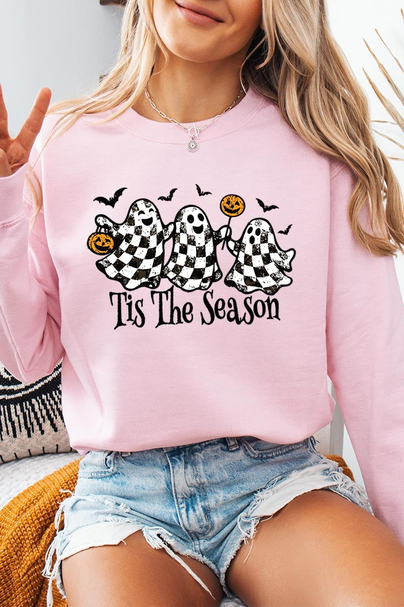 UL180P-E3124 Retro Ghosts Graphic Plus Sweatshirt $25