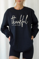 UL240P-E3170 Thankful Graphic Plus Long Sleeve Tee $17