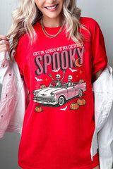 5000-E3142 Spooky Skeleton Graphic Heavy Cotton Tee $9
