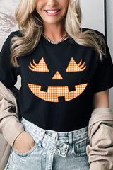 US3001P-E3148 Cute Pumpkin Halloween Graphic Plus Tee $16