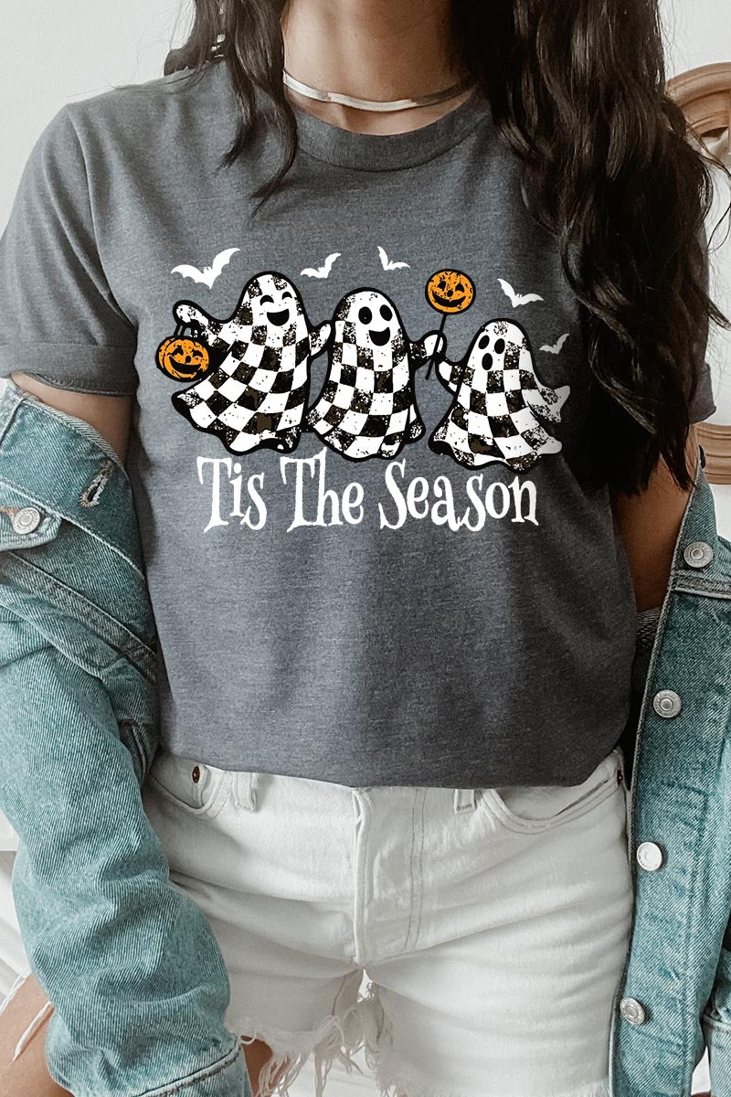 US3001-E3124 Retro Ghosts Graphic Tee $12.5