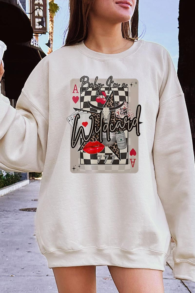 UL180P-E3099 Retro Wildcard Graphic Plus Sweatshirt $25