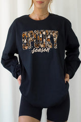 UL240-E3105 Spooky Season Halloween Graphic Long Sleeve Tee $13.75