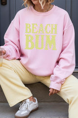 UL180-E3465 Beach Bum Dot Graphic Sweatshirt $20