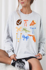UL240-E3078 Florida Football Graphic Long Sleeve Tee $13.75