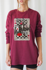 UL240P-E3099 Retro Wildcard Graphic Plus Long Sleeve Tee $17