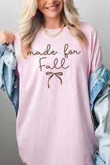 5000-E3151 Made For Fall Graphic Heavy Cotton Tee $9