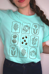 US3001P-E3101 Autumn Graphic Plus Tee $16