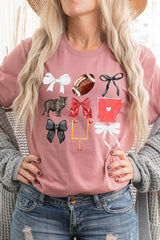 US3001P-E3077 Arkansas Football Graphic Plus Tee $16