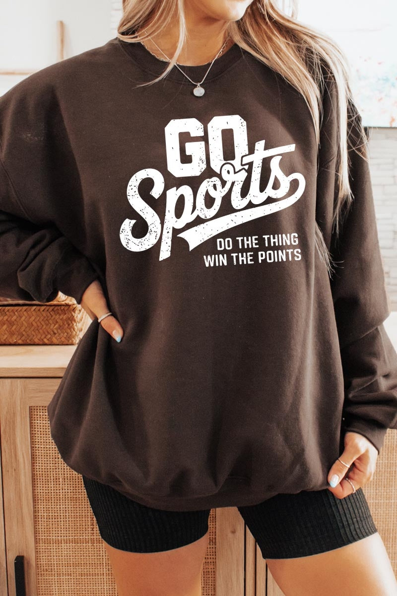 UL180-E3103 Go Sports Graphic Sweatshirt $20